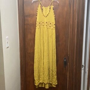 Mustard Yellow Maxi Dress